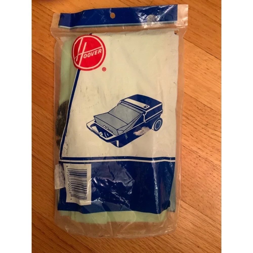 Hoover Type K Canister 2‎ Ply Vacuum Paper Bags 3 PK # 4010028K VNTG 1985